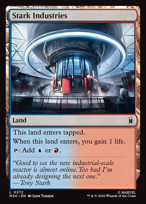 Stark Industries Marvel Super Heroes Magic: The Gathering card image