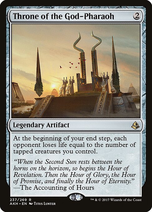 Throne of the God-Pharaoh Amonkhet Magic: The Gathering card image