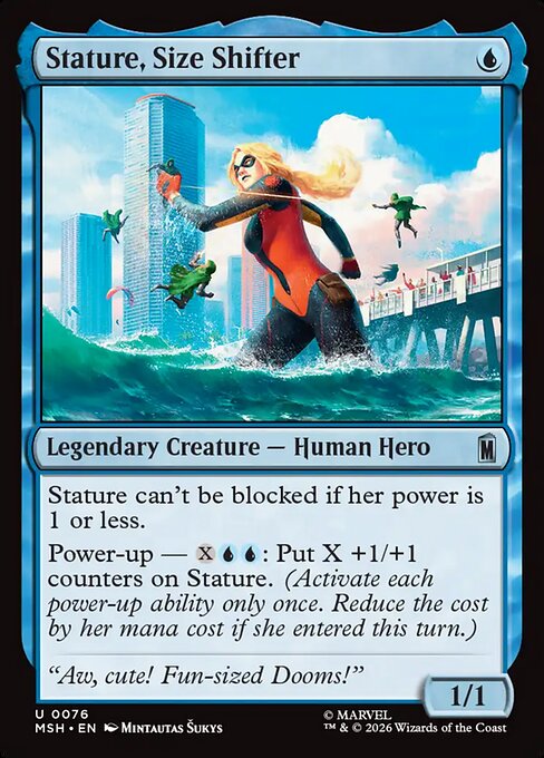Stature, Size Shifter Marvel Super Heroes Magic: The Gathering card image