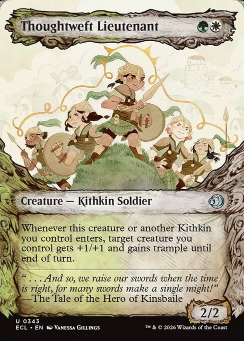 Thoughtweft Lieutenant - Lorwyn Eclipsed #343