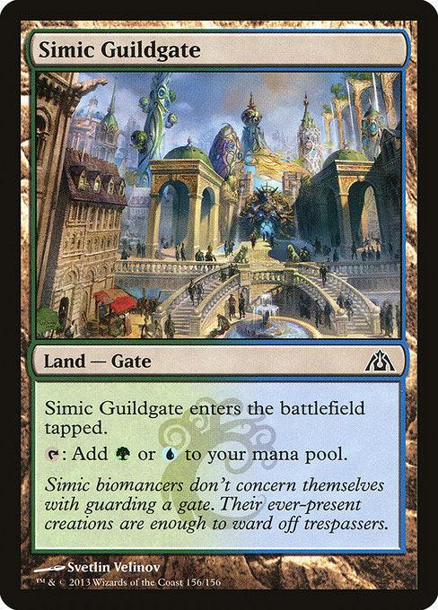 Simic Guildgate - Dragon's Maze #156