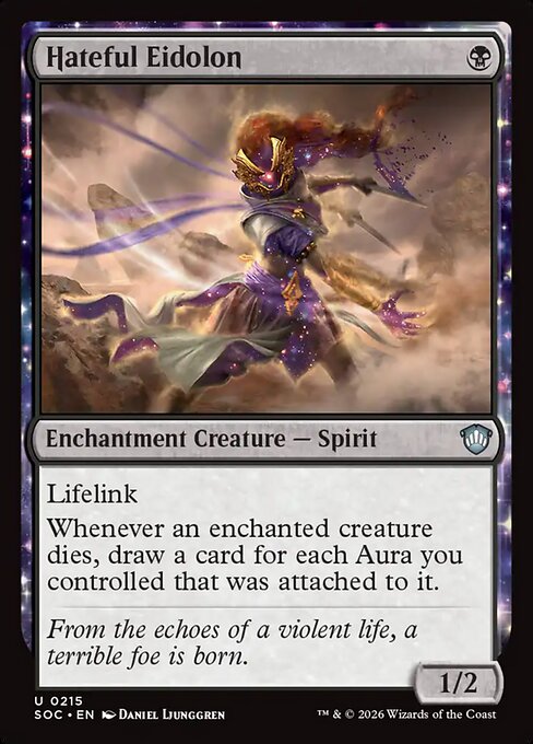 Hateful Eidolon - Secrets of Strixhaven Commander #215