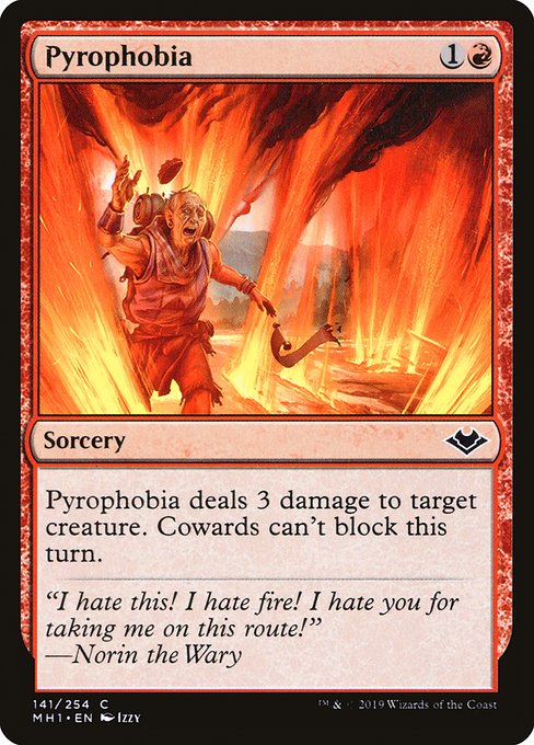 Pyrophobia - Modern Horizons #141 Magic: The Gathering card image