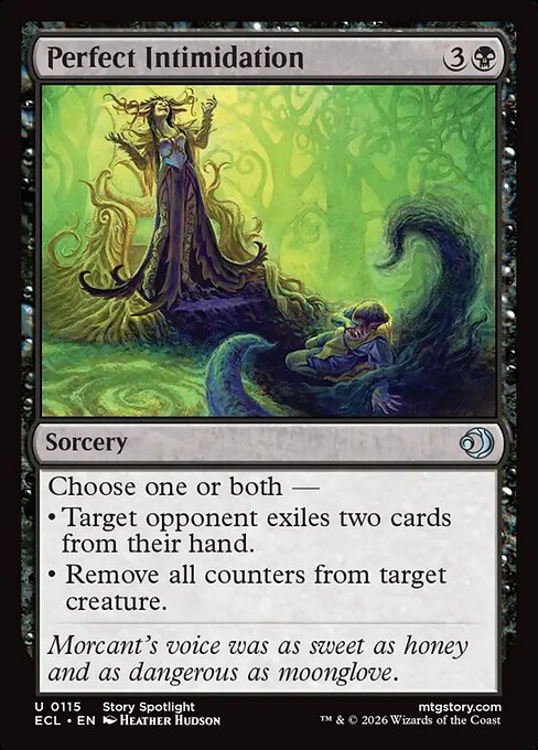 Perfect Intimidation Lorwyn Eclipsed Magic: The Gathering card image