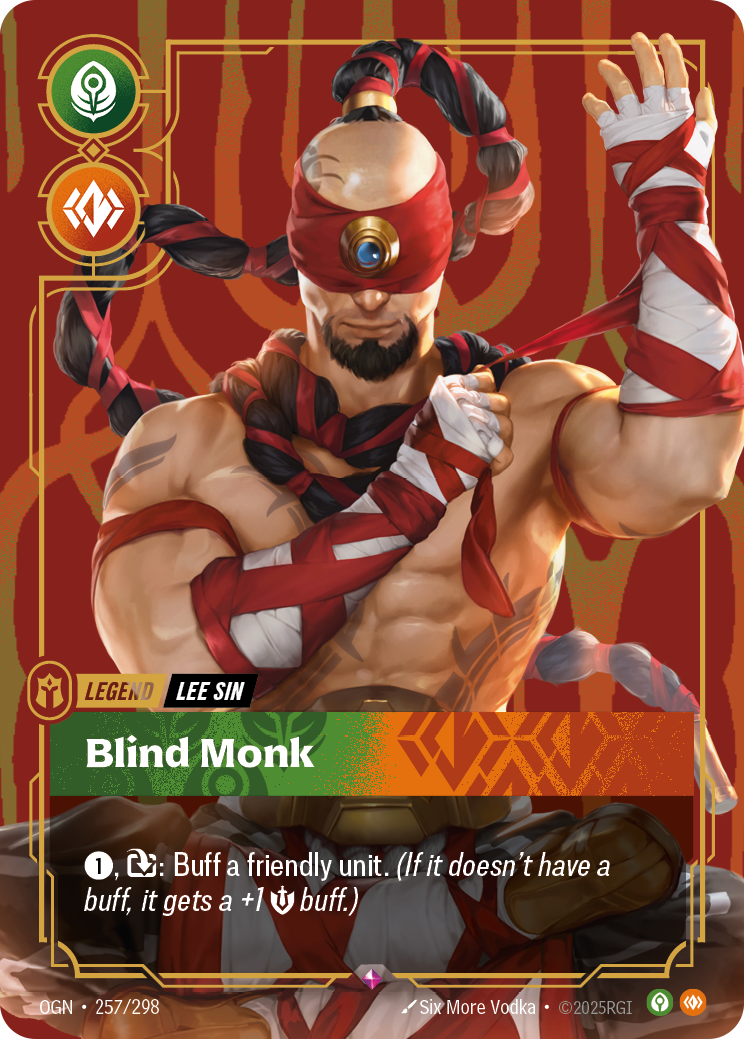 Lee Sin, Blind Monk Riftbound card image
