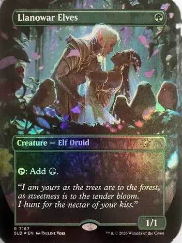 Llanowar Elves #7167 SLD Foil