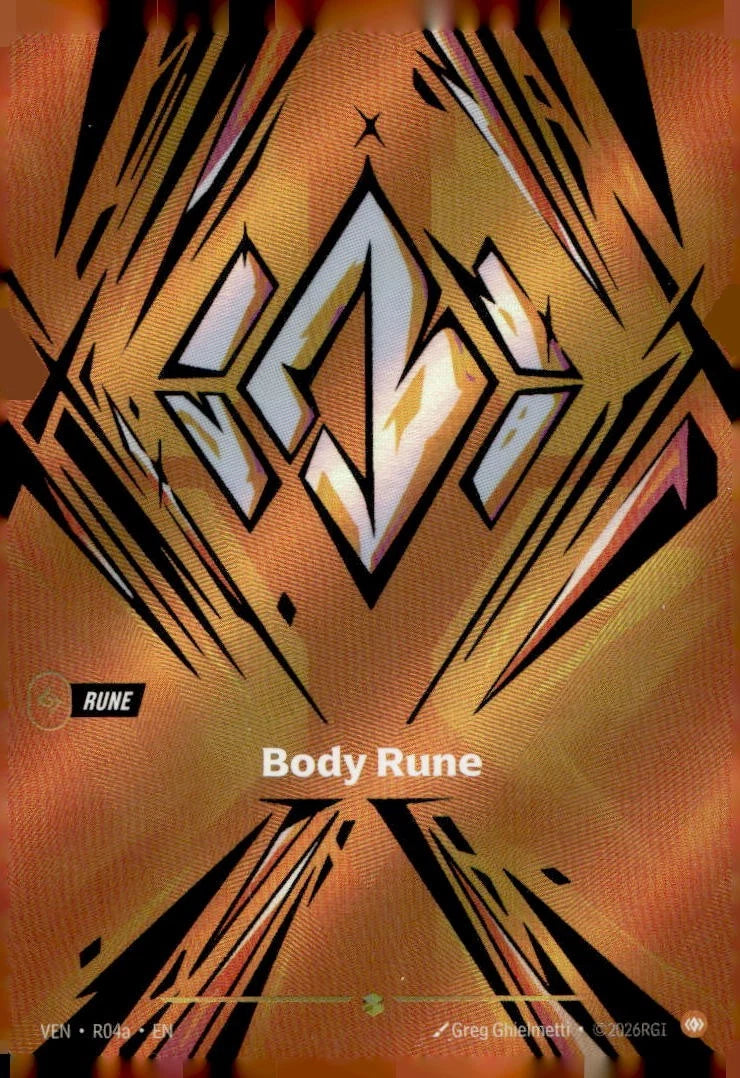 Body Rune Vendetta  RO4a