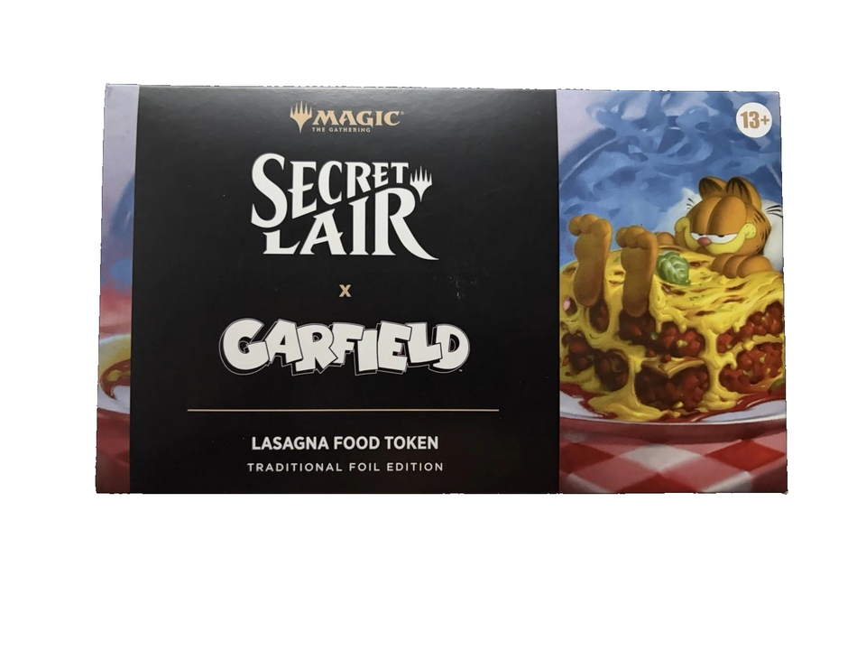 Garfield secret lair Lasagna food token